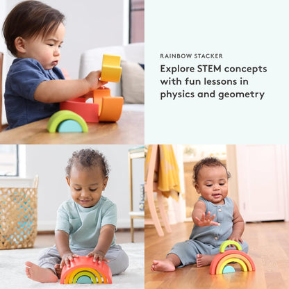 Lovevery, Rainbow Stacker, Montessori Baby, Perfect for Your Baby Starting at 20 Months+