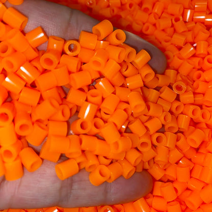 OEEKOI 5500Pcs Fuse Beads - 5mm Bulk Melting Beads for Crafts, Ideal for Christmas Birthday Gifts,Clear