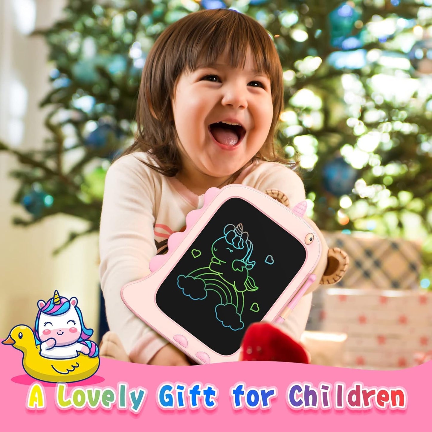 ORSEN 8.5 Inch Doodle Board Drawing Tablet - Dinosaur Toy Gift for Kids 3-7 Years Old
