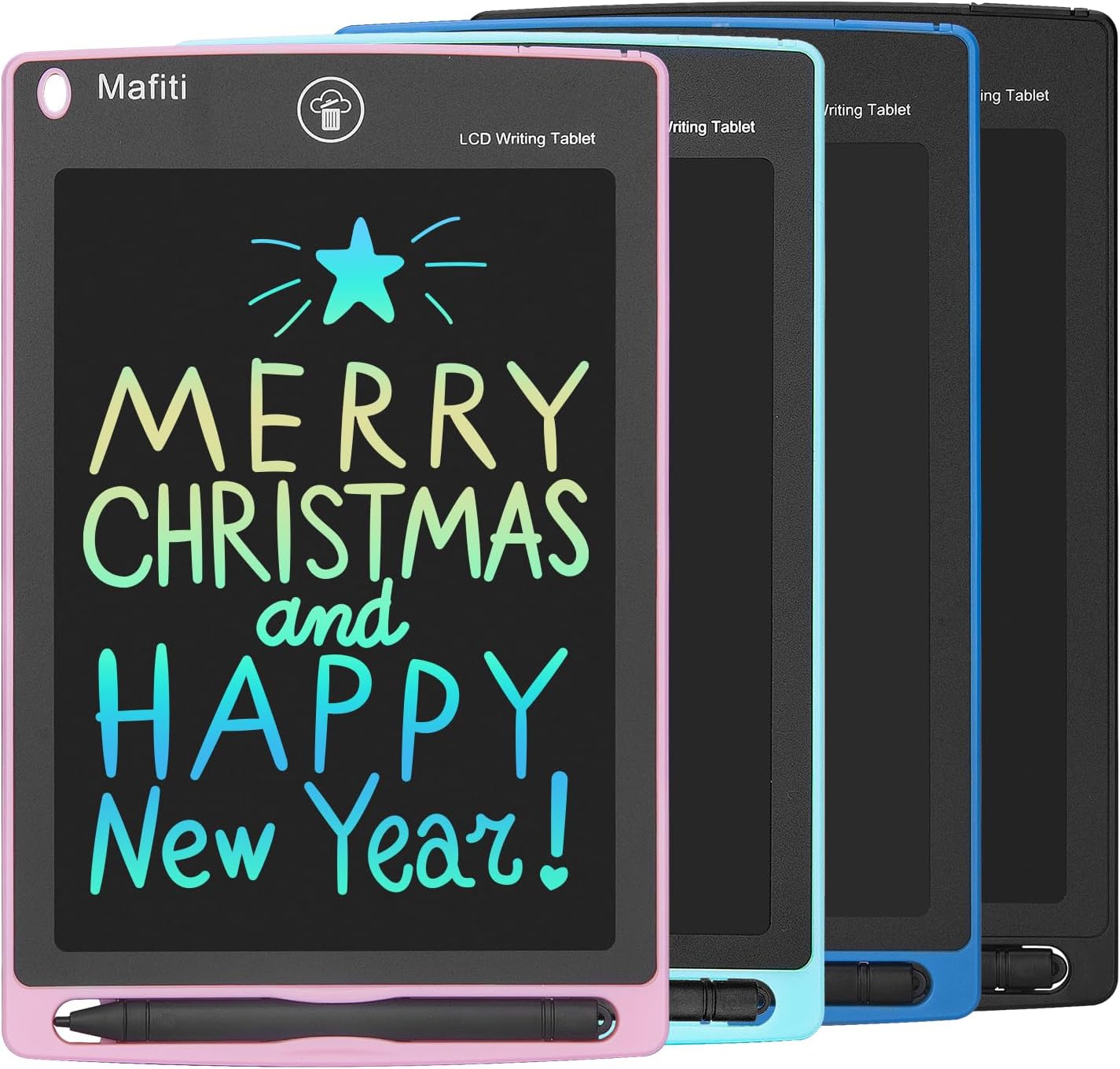 Mafiti LCD Writing Tablet 8.5 Inch Electronic Writing Drawing Pad Portable Doodle Board Gifts for Kids Office Memo Home Whiteboard Black