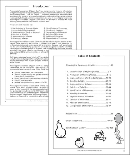 Super Duper Publications | Phonological Awareness Chipper Chat® Magnetic Game | Educational Learning Resource for Children