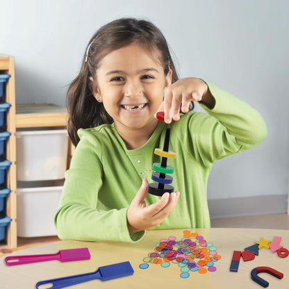 SAYAYA 228 PCS Magnetic Science Kit for Kids - Magnetic Balls, Bingo Wands with Chips, STEM Learning Set Magnet Toys for Classroom, Back to School Supplies, Educational Activities Gift for Boys Girls