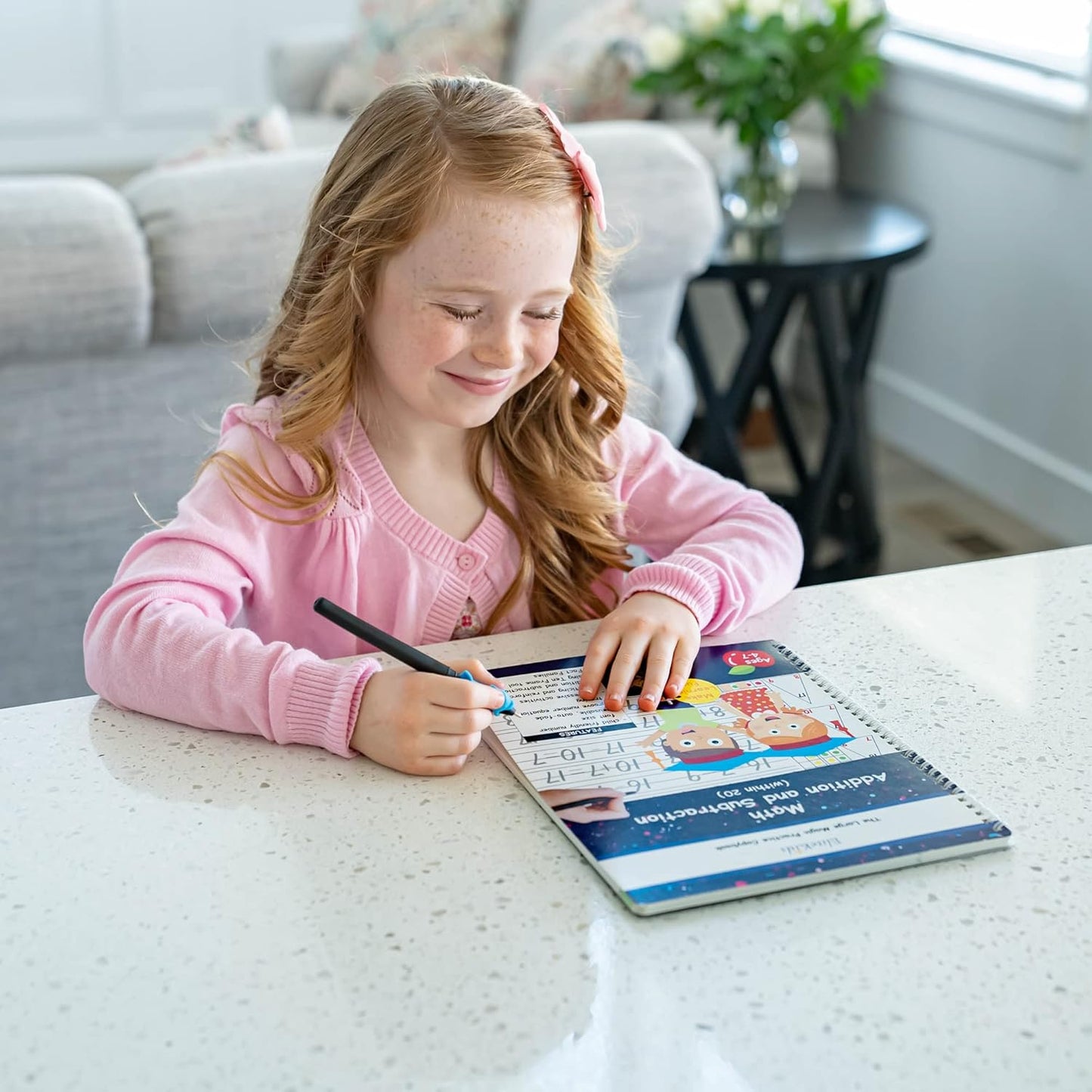 Magic Grooved Writing Practice for Kids, Trace Books for Kids Ages 3-5, 6-8, Handwriting Practice for kids 5-7, Teacher-Designed Reusable Magic Practice Copybook for Kids ages 3-8 (8.7×6.9in)