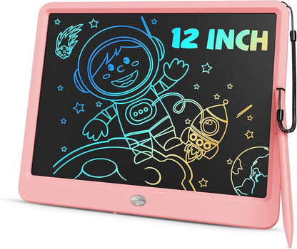ORSEN LCD Writing Tablet 10 Inch, Colorful Doodle Board Drawing Pad for Kids, Toddler Toys for 3 4 5 6 7 8 Year Old Girls Boys Gifts (Pink)