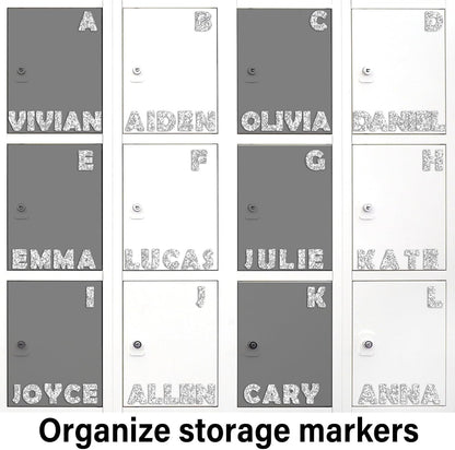 Qyeahkj 103 Pcs Glitter Silver Magnetic Letters - 2'' Alphabet Letters Kit for Classroom, Whiteboard, Fridge, Teachers & Preschool Learning