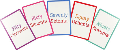 Bilingual Flash Cards - Numbers (English and Spanish Edition)