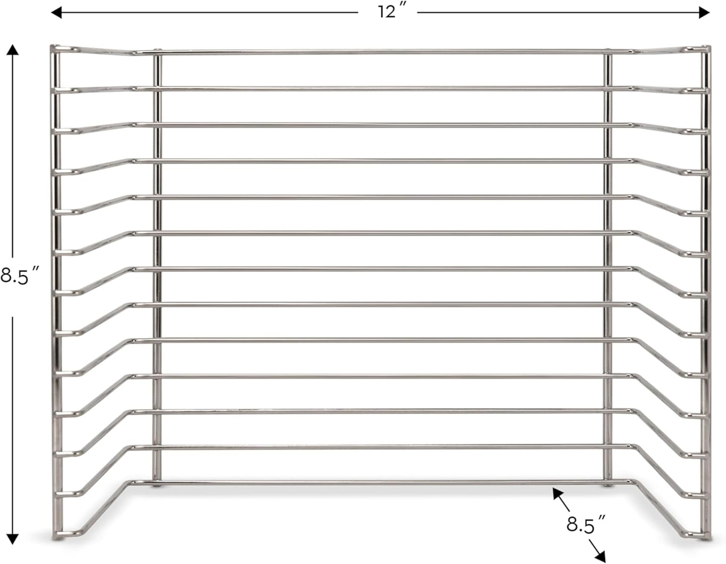 Melissa & Doug Puzzle Storage Rack - Wire Rack Holds 12 Puzzles