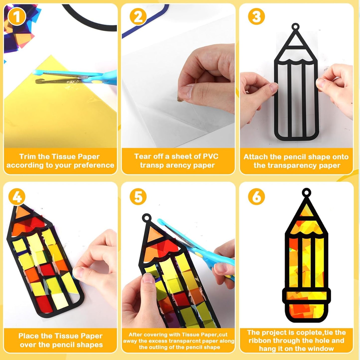 32 Sets Outer Space Suncatchers Craft Kit DIY Window Stained Glass Effect Planet Astronaut Alien Paper Crafts Home School Classroom Decoration Kid Birthday Gift Creative Art Project Activity Game - Colors B