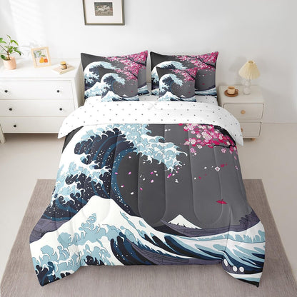 Erosebridal Chemical Equation Bed in a Bag Queen Comforter Set 7 Piece,Chemistry Bedding Sets Science Students Learning Gift Sheet Set with Comforter,Molecular Formula Education Bed Set - Colors B