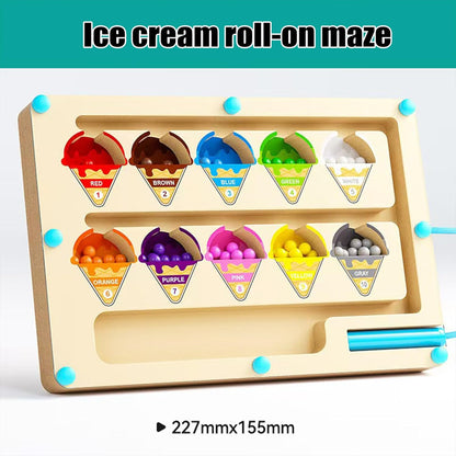 Magnetic Color & Number Maze