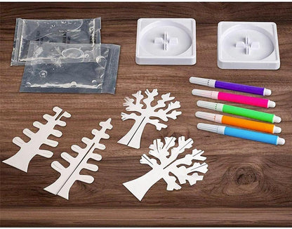 National Geographic Crystal Growing Kit for Kids - Educational Science Kits for Kids Age 8+ with 3 Crystals, 4 Genuine Gemstones and Light-Up Base | STEM Gifts for 8+ Year Old Boys and Girls
