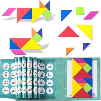 Large Shape Magnets - Giant Magnetic Pattern Blocks - Geometric Shapes for Whiteboard & Math Manipulatives