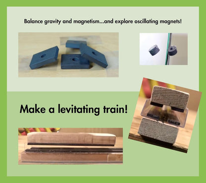 Dowling Magnets Science Discovery Kit: Magnet Levitation, Magnetic Levitation Train Kit (Science Experiments). Item 731100