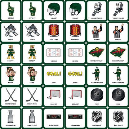 MasterPieces NHL Chicago Blackhawks Matching Game, For Ages 3+ - Fun Family Entertainment for Kids and Adults - Educational, Engaging, and Perfect for Game Night, Interactive Classroom Activities