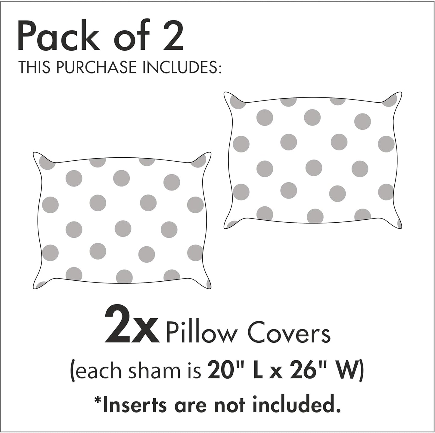 Ambesonne I Love You Pillow Sham Set of 2, Bear and Fox in Love Counting Stars at Night Animal Birthday Print, Quality Microfiber Bedding Item for All Seasons, 26" x 20", Orange Slate Blue Grey