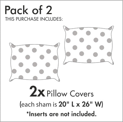 Ambesonne I Love You Pillow Sham Set of 2, Bear and Fox in Love Counting Stars at Night Animal Birthday Print, Quality Microfiber Bedding Item for All Seasons, 26" x 20", Orange Slate Blue Grey