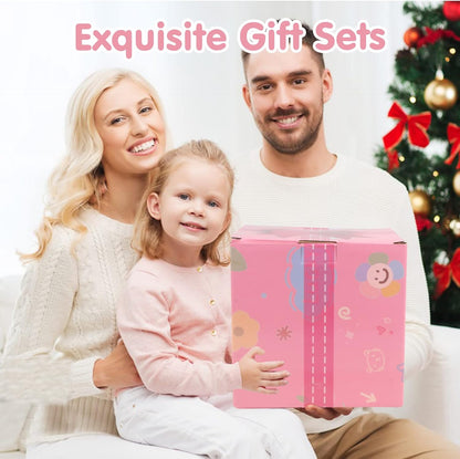 Wooden Activity Cube,Montessori Toys Gift Set for 12+ Months Boys & Girls,Educational Learning Toys for Toddlers Age 1+,First Birthday Gift for Baby