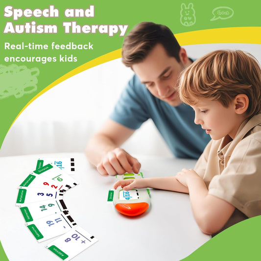 Talking Flash Cards for Toddlers 2-8,Montessori Toys for Autism,107 Sight Words,Alphabet CVC Learning Toy,Speak and Spell Phonics Games for Kindergarten,Educational Birthday Gift for Kids