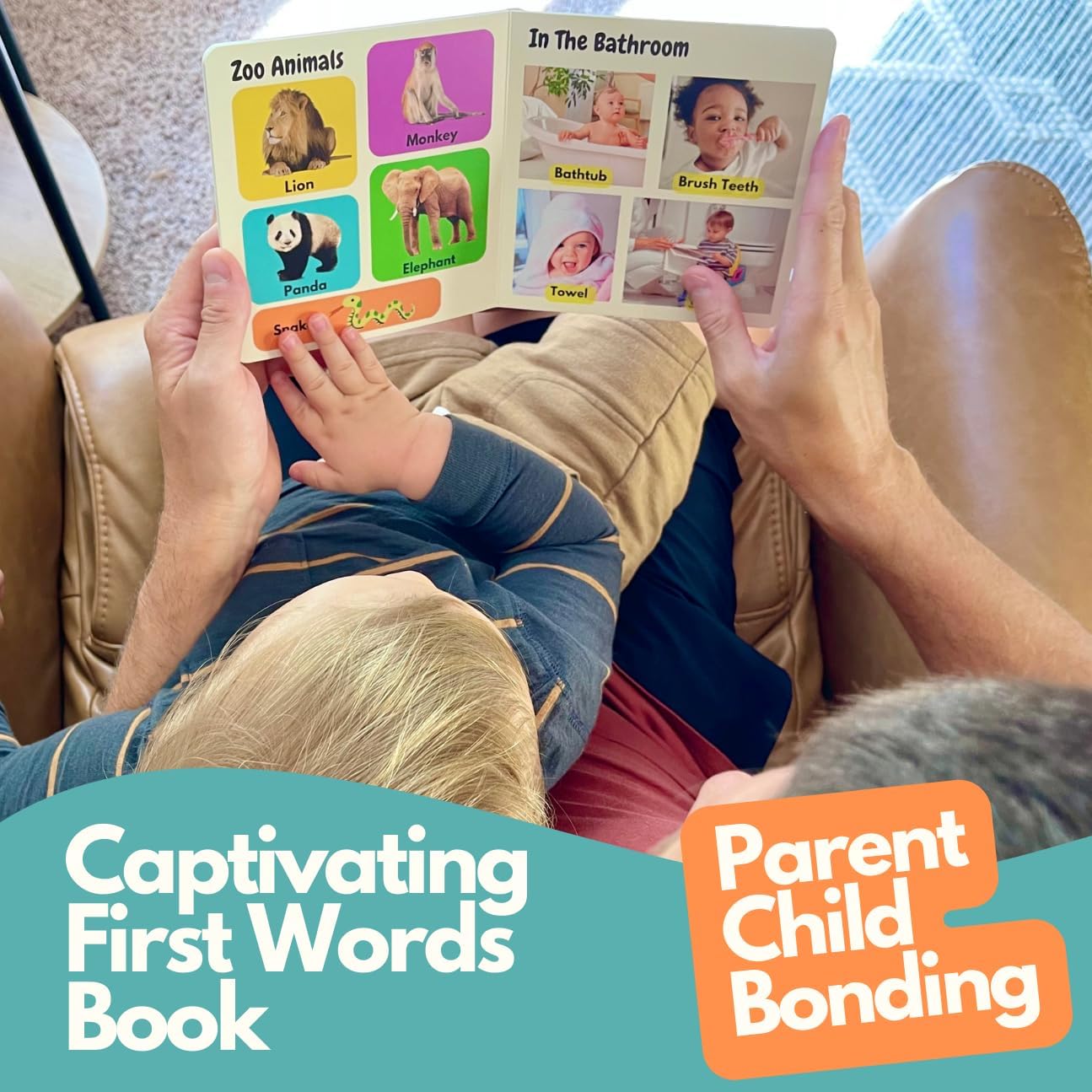 Learning Toys for 1-2 Year Old, Montessori Toys & Preschool Learning Activities with Speech Therapy Materials & Phonic Baby Flash Cards for 12 to 18 Months, First Words and Board Books by Pidoko Kids