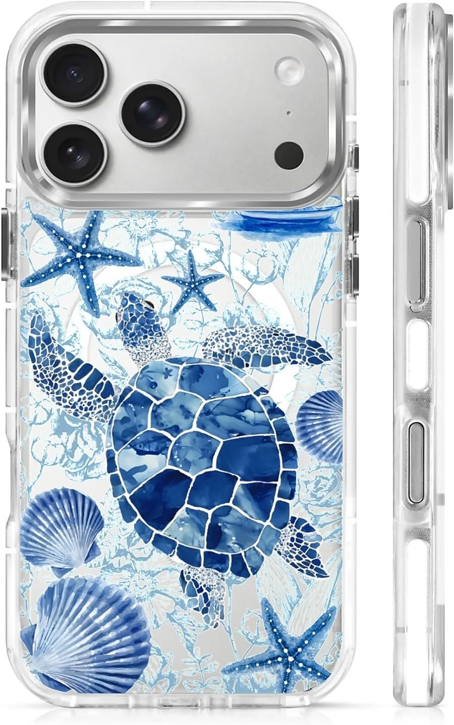 for iPhone 17 Pro Max Case [Compatible with Magsafe],Girls Women Clear Magnetic Case Silicone Shockproof Protective Cover with Pattern Colorful Motivational Letters