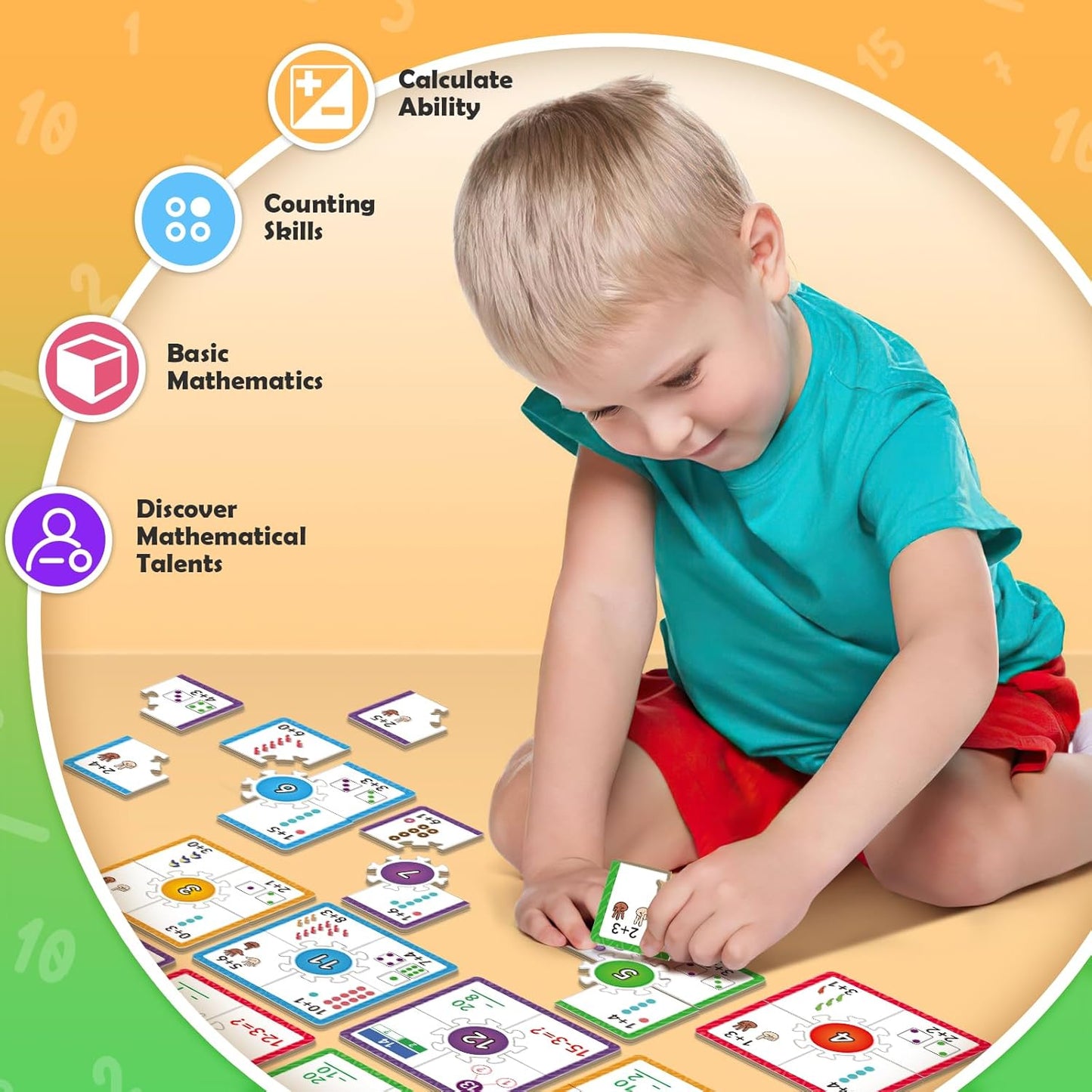 Edulok Math Games for Kids 5-7, Addition and Subtraction Educational Games, Kindergarten Learning Activities, Classroom Must Haves