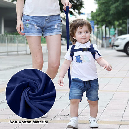 3 in 1 Toddler Harness Leash + Baby Anti Lost Wrist Link, Accmor Cute Dinosaur Child Safety Harness Tether, Kids Walking Wristband Assistant Strap Belt for Parent Boys Outdoor Activity (Black)