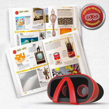 Abacus Brands Virtual Reality World Art! - Illustrated Interactive VR Book and STEM Learning Activity Set - for Ages 8 and Up