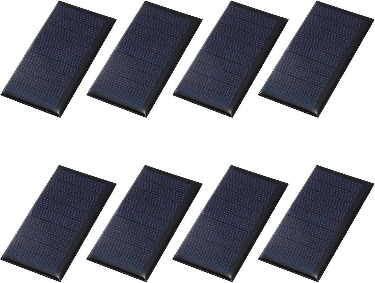 MECCANIXITY 8PCS 1.5V 0.09W 0.06A Mini Solar Panels for Solar Power, Small Solar Photovoltaic Cells Charge DIY Electric Toy Materials Solar System Kits, 1.18" x 1.18"