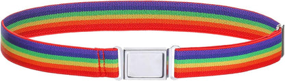 AWAYTR 3 PCS Kids Adjustable Magnetic Belts - Easy to Use Magnetic Buckle Belt for Boys and Girls