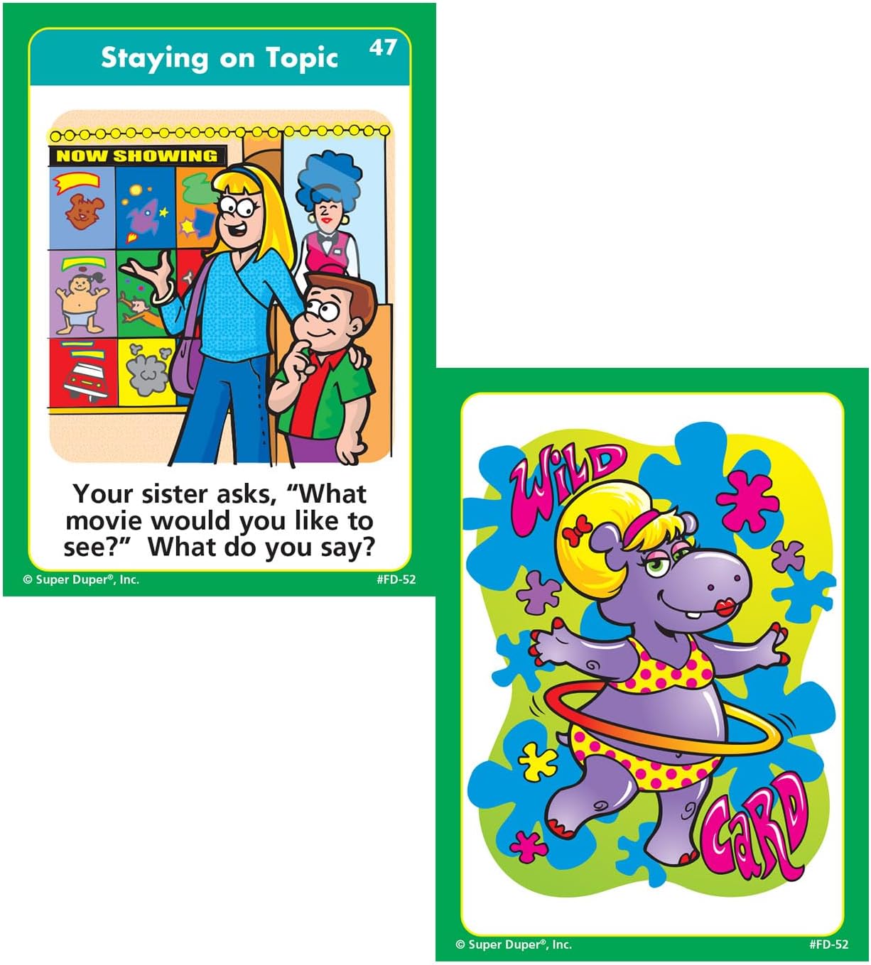 Super Duper Publications | Practicing Pragmatics Fun Deck | Conversation and Social Skills Flash Cards | Educational Learning Materials for Children