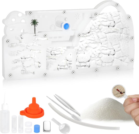 Ant Farms with Connections, Ant Farms, Live Ants for Ant Farm Educational Science DIY Toy Kit - STEM Learning Toy - Great Gifts [Ants not Included] (Castle)