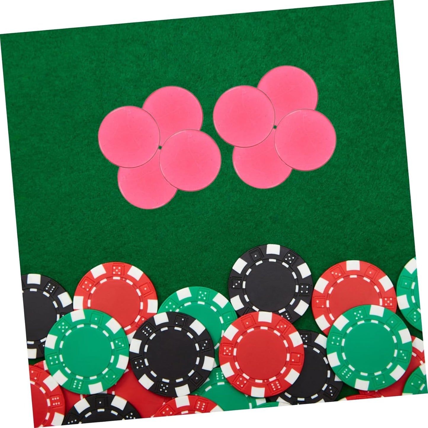 Kisangel Bingo Chips Game Token Disc Math Counters Game Tokens Counting Chips Bingo Markers Counters for Games