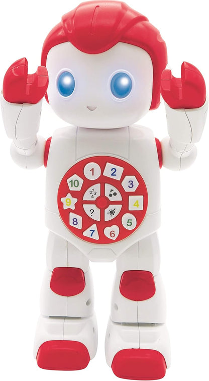 LEXiBOOK, Powerman Neo, My Robot Full of Technology, Remote Control and Gesture Control, Educational Activities in English, Programmable, Music and Dance, Sound and Light Effects, Blue/White, ROB18EN