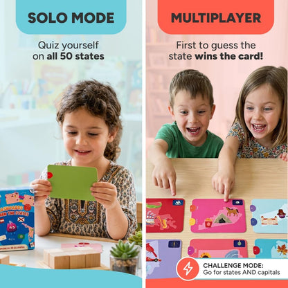 Kidrox Squad Alphabet Flashcards for Kids – 26 Slide-Reveal Cards in English & Spanish | Magic Pull-Tab Bilingual Learning Game for Toddlers & Preschoolers Age 3+