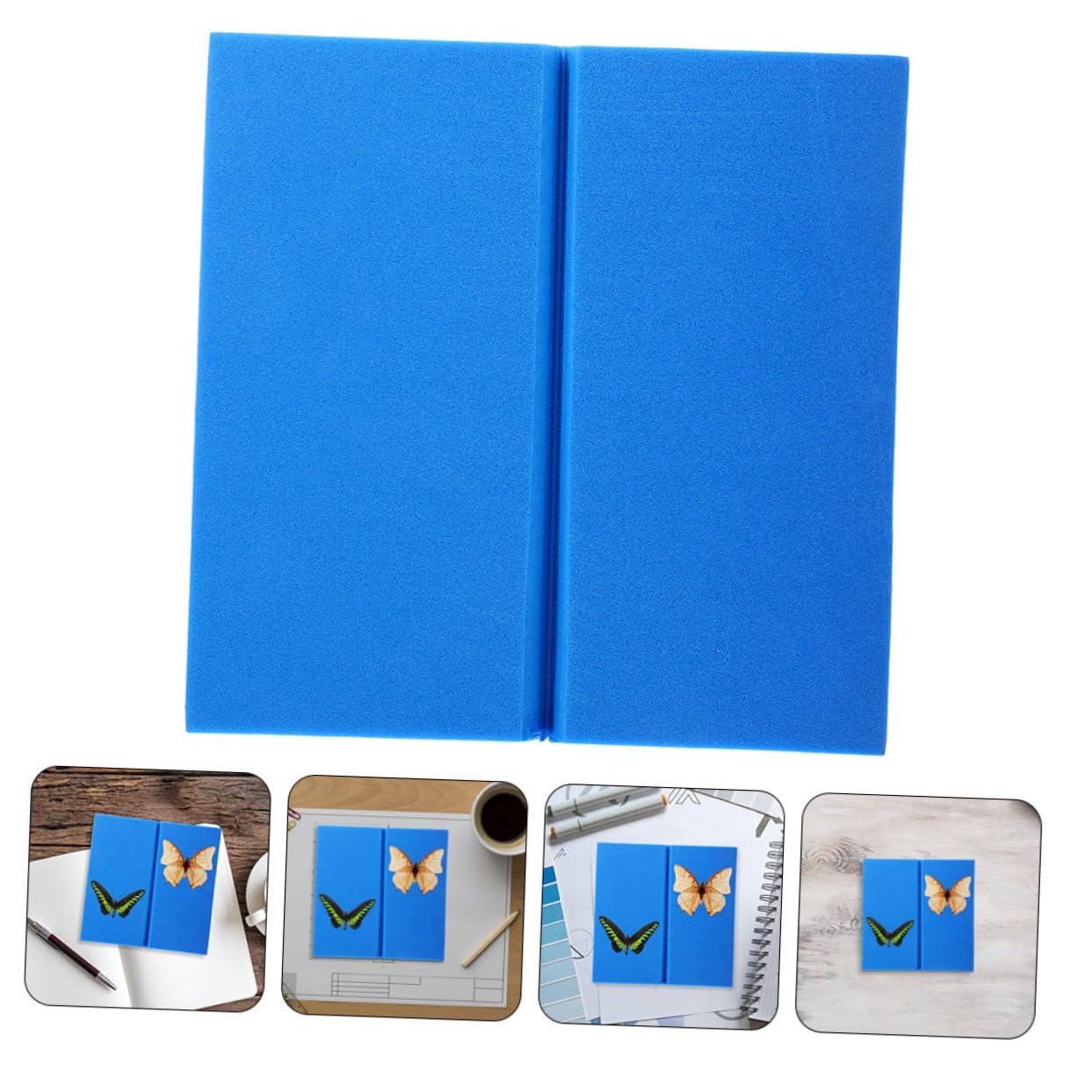 OUNONA 2pcs Eva Butterfly Specimen Spreading Board for High-Density Foam Insect Pinning Tools for Classroom Teaching and Display Museums and Collections
