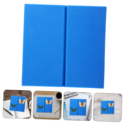 OUNONA 2pcs Eva Butterfly Specimen Spreading Board for High-Density Foam Insect Pinning Tools for Classroom Teaching and Display Museums and Collections