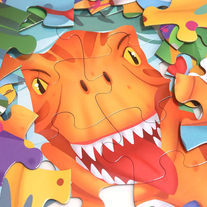 Jumbo Floor Puzzle for Kids,Farm Animals Jigsaw Large Puzzles,48 Piece Barn Puzzle for Toddler Ages 3-5,Children Learning Preschool Educational Toys,Birthday Easter Gift for 4-8 Years Old Boy and Girl