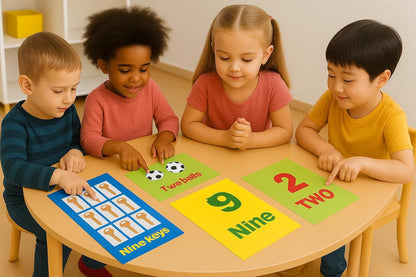 Numbers 1–20 Flash Cards – Durable, Waterproof & Tear-Resistant Learning Cards for Toddlers & Preschool Kids – Single-Sided