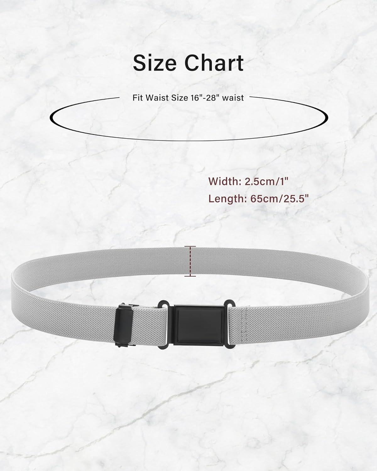 AWAYTR 3 PCS Kids Adjustable Magnetic Belts - Easy to Use Magnetic Buckle Belt for Boys and Girls