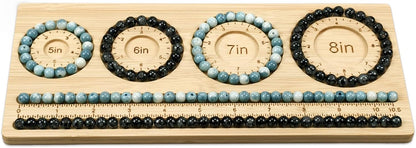 Petoysoso Bead Boards for Jewelry Making, Bamboo Beading Board for Bracelet & Necklace, Jewelry Making Supplies,Bead Tray Supplies