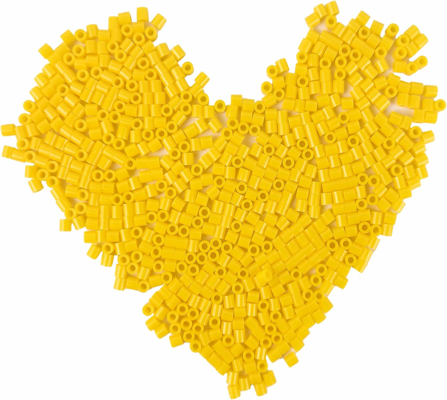 1000Pcs Beads Fuse - 5mm Transparent Melting Beads for Crafts, Bead Bulk Refill.