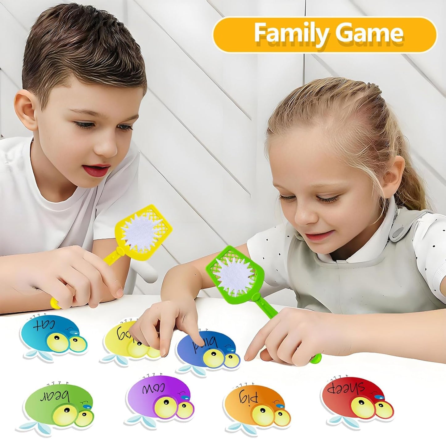 Sight Word Game Dry Erase Cards Fly Swatters Multi Pack Montessori Toy Flashcards Math Games Educational Games Reading Phonic Toy