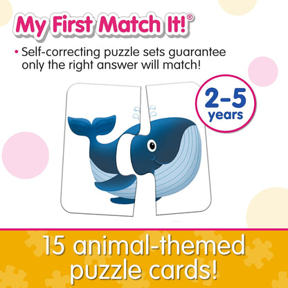 The Learning Journey: My First Match It - Dinosaurs - 2 Year Old Toys, Puzzles for Toddlers, Toddler Puzzle, Educational Toys for 2 Year Old - 15 Self-Correcting Matching Puzzles - Award Winning Toys