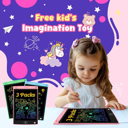 20 Pack LCD Writing Tablet for Kids - Erasable and Reusable Toddler Doodle Board in 8.5 inch, Ideal Drawing Pad for Learning Toy for Ages 3-8, Gift for Girls Boys (20 Pack)