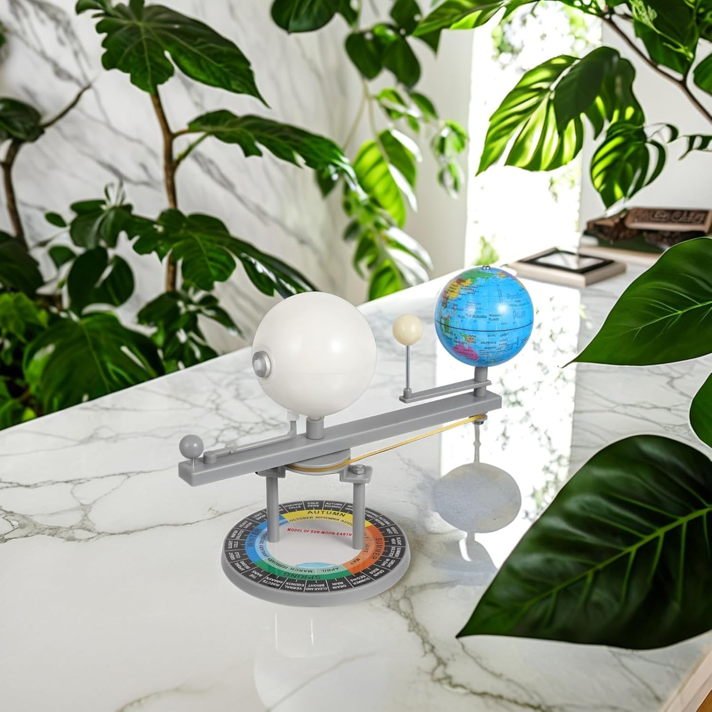 Alasum Sun-Earth-Moon Orbital Model, Astronomical Teaching Apparatus for Simulating Celestial Movements, Planetary Orbits for Science Educationducational Apparatus Planetarium Toy