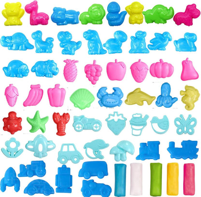 Unleash Creativity with 6 Unique Dino Molds Dough Toys Dough Accessories Set.Ideal as a Gift for Kids Aged 3-4-8 Years