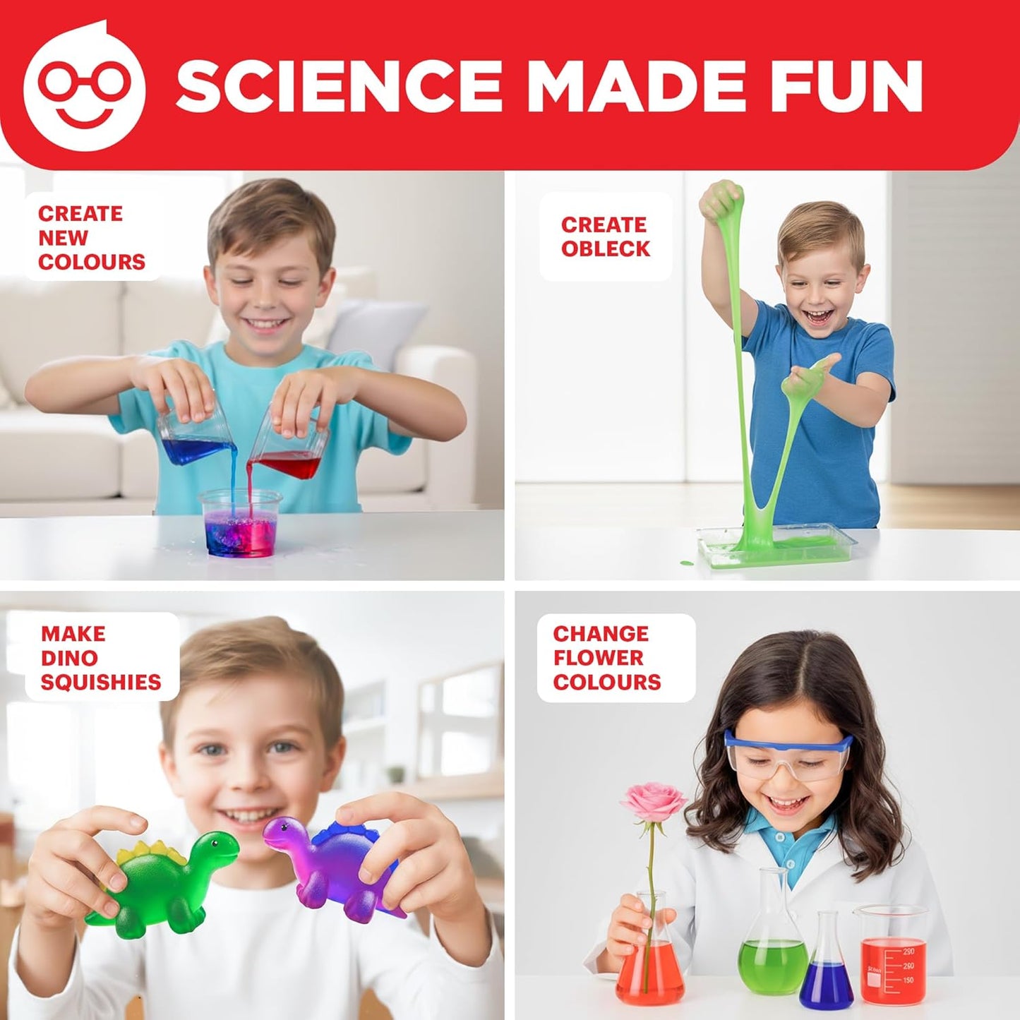 Doctor Jupiter Girls' Science Kit for Kids Ages 8-10-12-14 for 8,9,10+ Year Old Girls | Chemistry Set, STEM Toy Kit with 135+ Experiments | Learning & Educational Projects