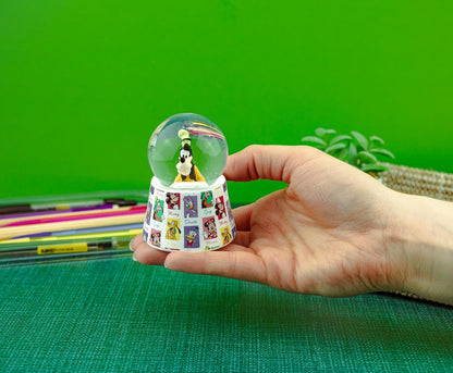 Silver Buffalo Disney Mickey and Friends Mini Light Up Snow Globe│Minnie Mouse│3.8 Inches Tall, 45mm (Small) - Colors A
