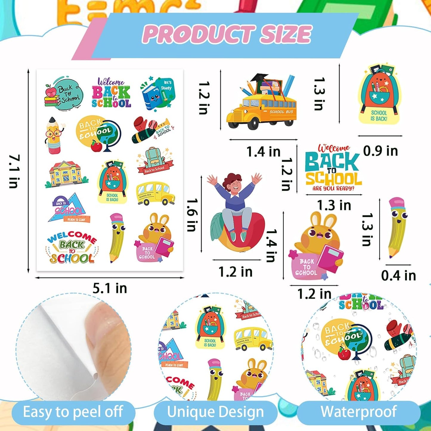 312 Pcs Science Stickers, Chemistry Biology Physics Laboratory Sticker Science Themed Stickers for Craft Supplies Classroom Rewards Party Decorations