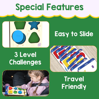 Smartivity Shape Sorter Learning Kit for Kids | 12 Shape Pieces, 10 Challenge Cards | Teaches Colour Recognition, Counting, Emotions | STEM Educational Toy for Boys & Girls (2+ Years)